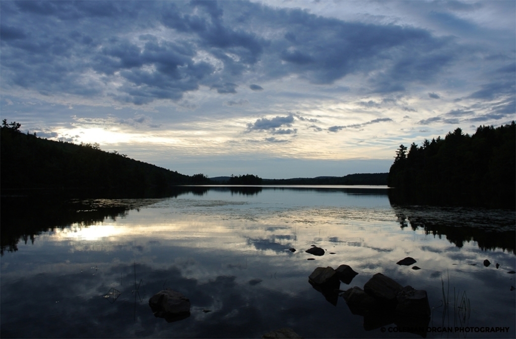 Knight's Pond Sunset Northport Maine